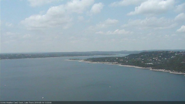 Lake Travis webcam, May 14, 2018 12:35 PM CT