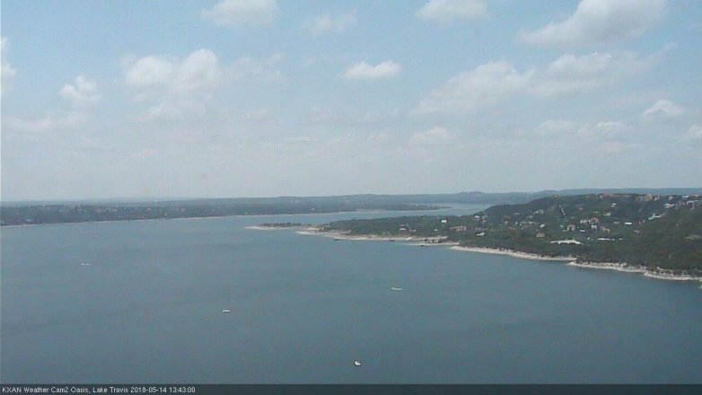 Lake Travis webcam, May 14, 2018 12:45 PM CT