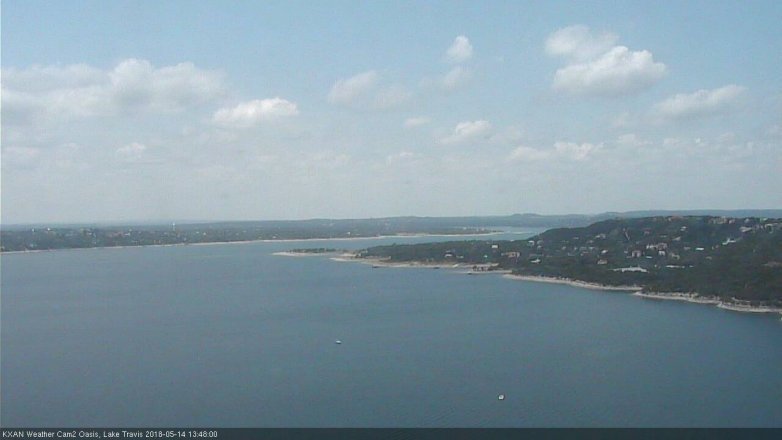 Lake Travis webcam, May 14, 2018 12:50 PM CT