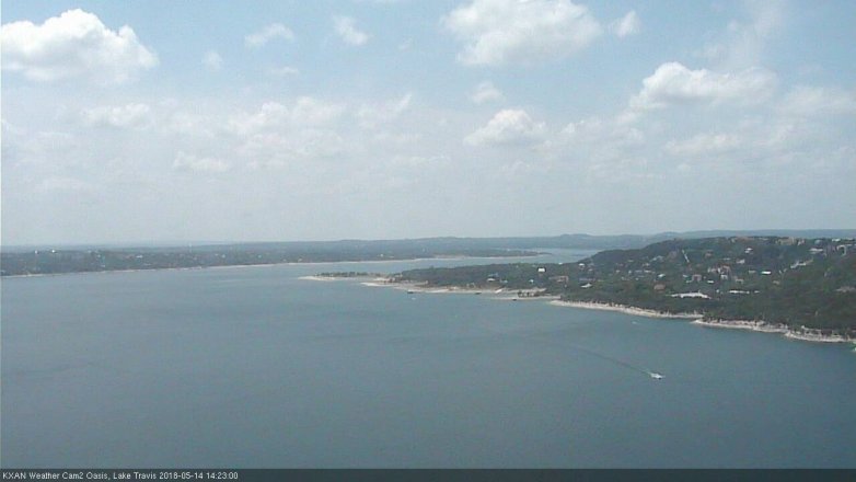 Lake Travis webcam, May 14, 2018 1:25 PM CT