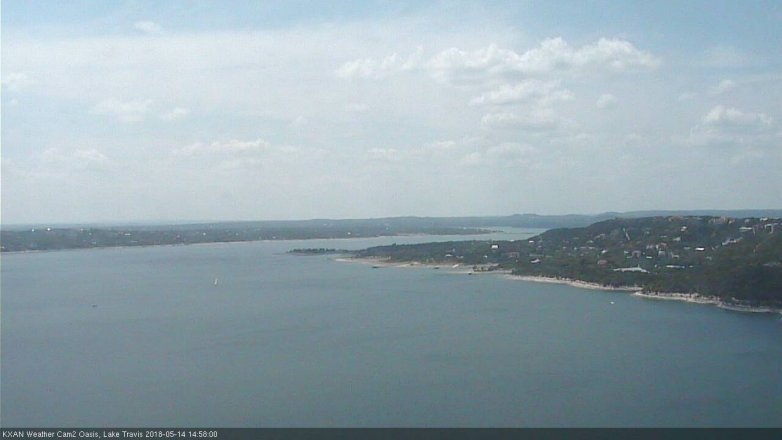 Lake Travis webcam, May 14, 2018 2:00 PM CT