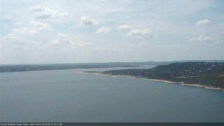 Lake Travis webcam, May 14, 2018 2:15 PM CT