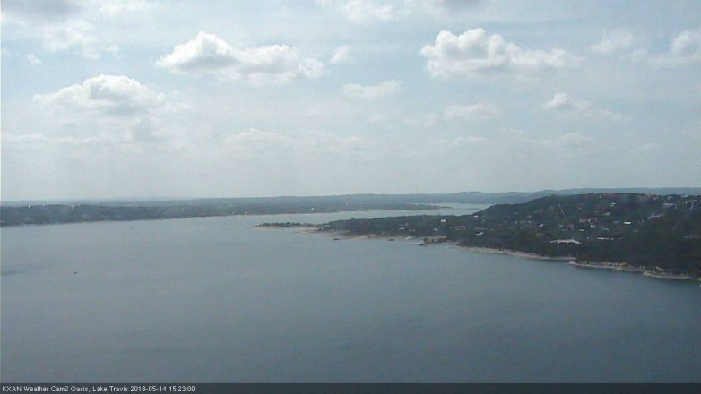 Lake Travis webcam, May 14, 2018 2:25 PM CT