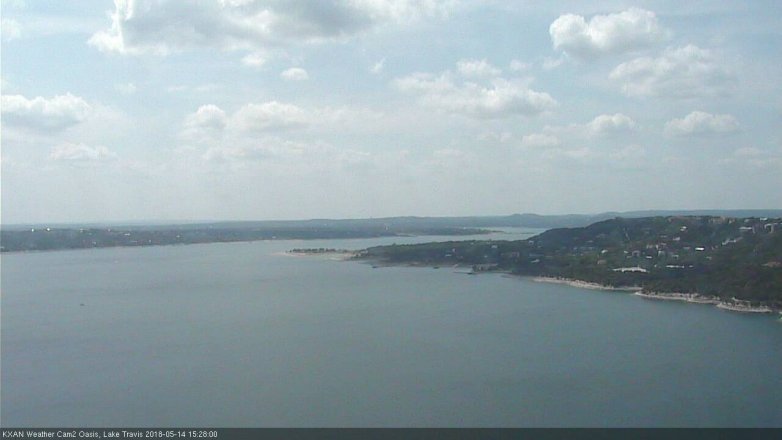 Lake Travis webcam, May 14, 2018 2:30 PM CT