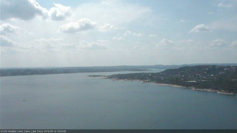 Lake Travis webcam, May 14, 2018 3:05 PM CT