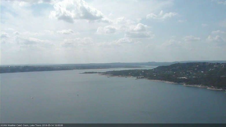 Lake Travis webcam, May 14, 2018 3:10 PM CT