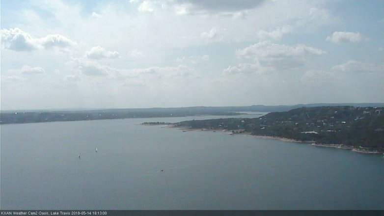 Lake Travis webcam, May 14, 2018 3:15 PM CT
