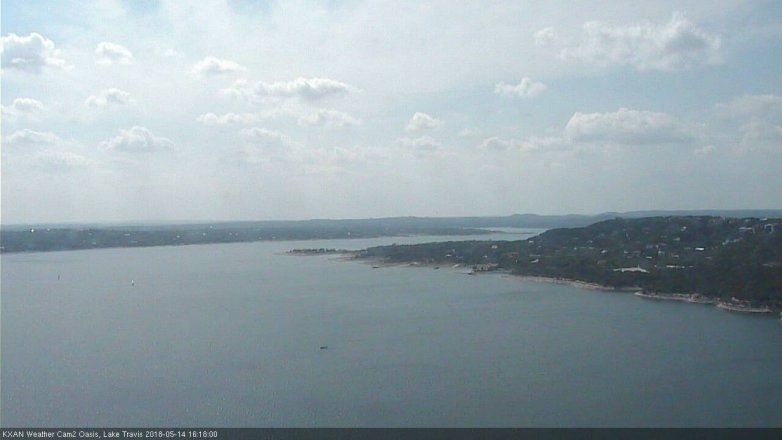 Lake Travis webcam, May 14, 2018 3:20 PM CT