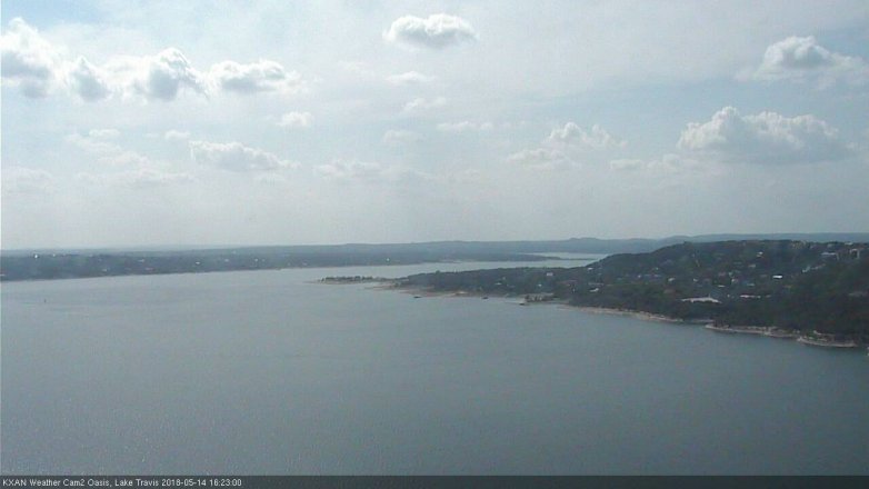 Lake Travis webcam, May 14, 2018 3:25 PM CT