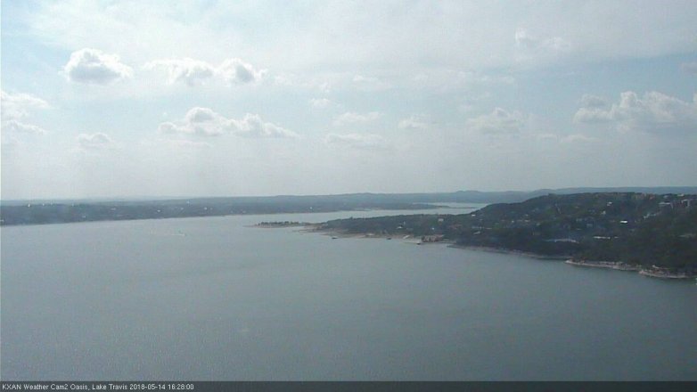 Lake Travis webcam, May 14, 2018 3:30 PM CT