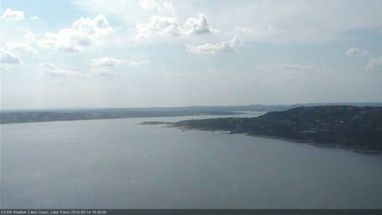 Lake Travis webcam, May 14, 2018 3:40 PM CT