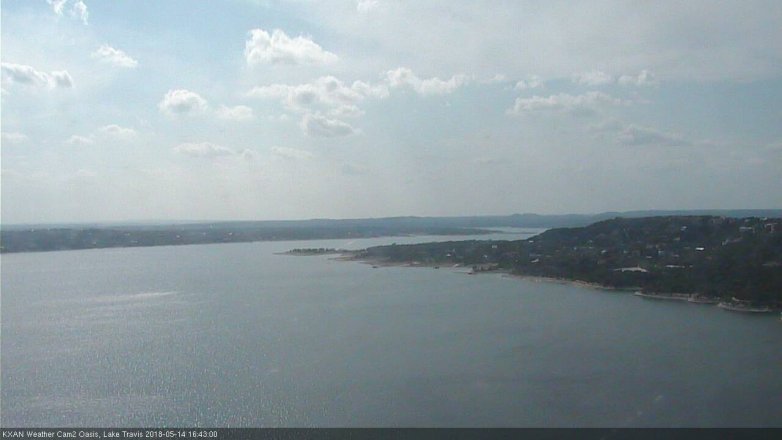 Lake Travis webcam, May 14, 2018 3:45 PM CT