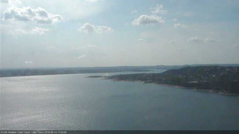 Lake Travis webcam, May 14, 2018 4:05 PM CT