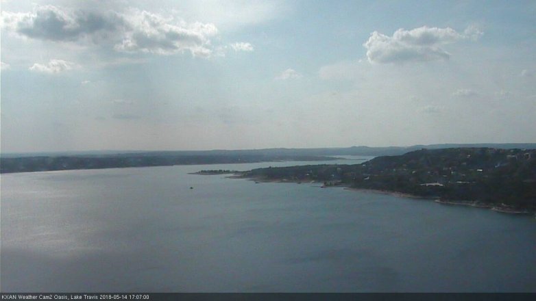 Lake Travis webcam, May 14, 2018 4:10 PM CT