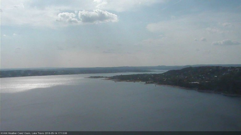 Lake Travis webcam, May 14, 2018 4:15 PM CT