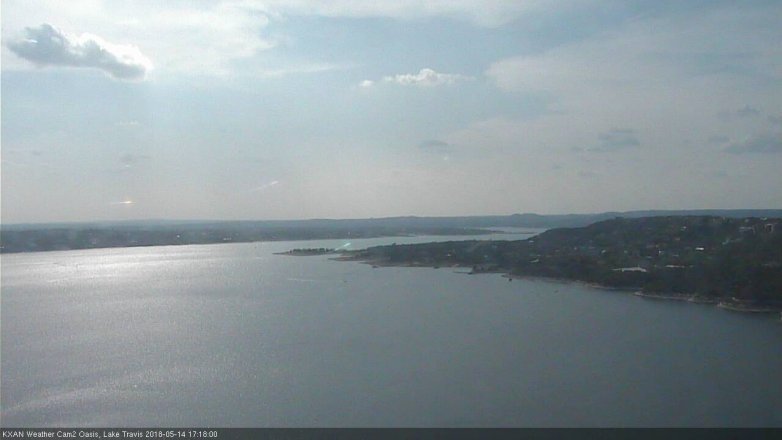 Lake Travis webcam, May 14, 2018 4:20 PM CT