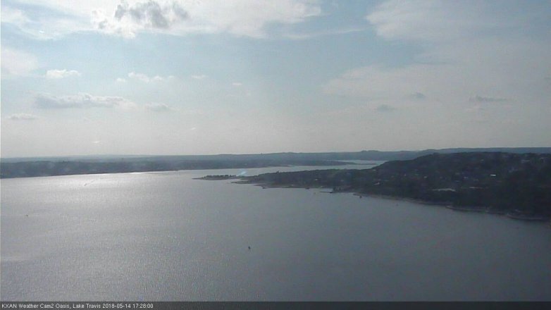 Lake Travis webcam, May 14, 2018 4:30 PM CT