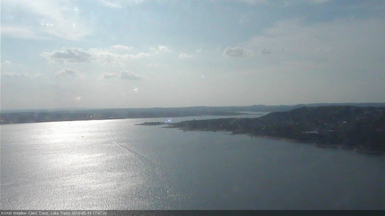 Lake Travis webcam, May 14, 2018 4:45 PM CT