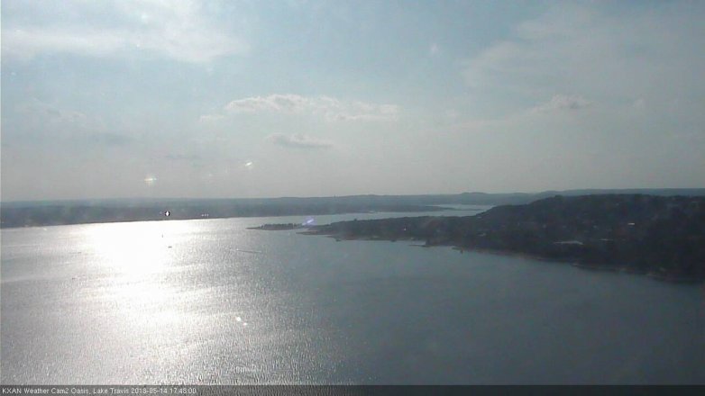 Lake Travis webcam, May 14, 2018 4:50 PM CT