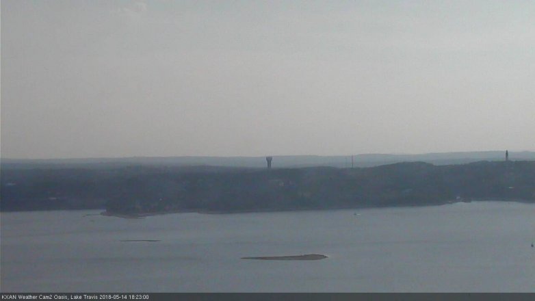 Lake Travis webcam, May 14, 2018 5:25 PM CT