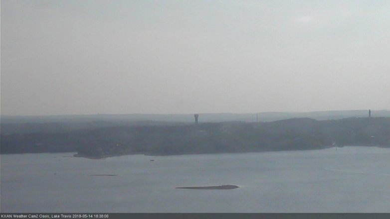 Lake Travis webcam, May 14, 2018 5:40 PM CT