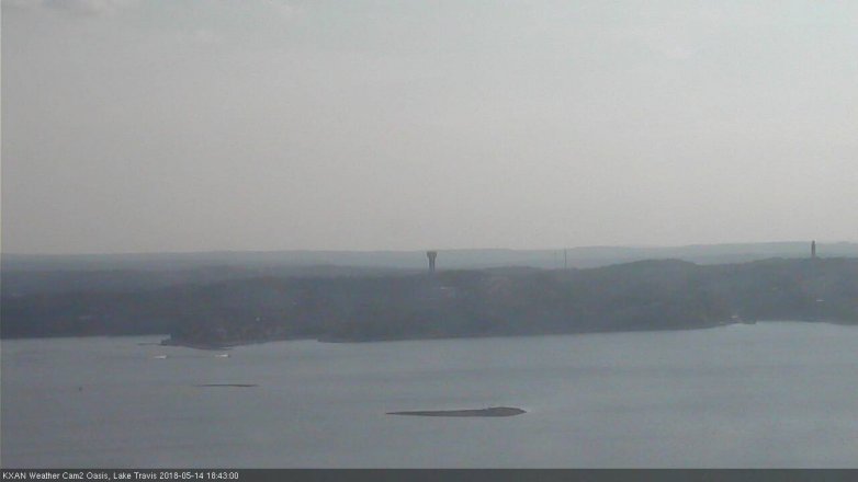 Lake Travis webcam, May 14, 2018 5:45 PM CT