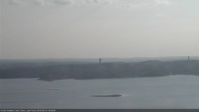 Lake Travis webcam, May 14, 2018 5:50 PM CT