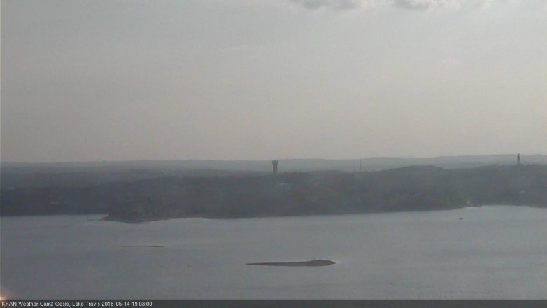 Lake Travis webcam, May 14, 2018 6:05 PM CT