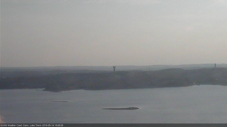 Lake Travis webcam, May 14, 2018 6:10 PM CT