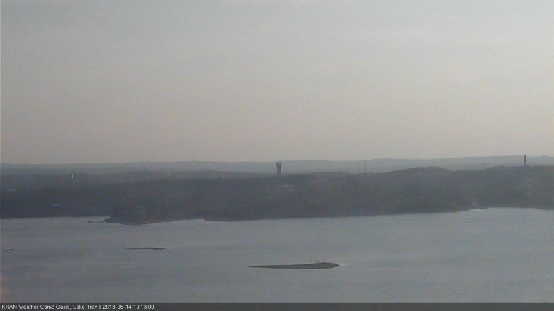 Lake Travis webcam, May 14, 2018 6:15 PM CT