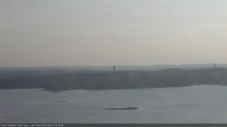 Lake Travis webcam, May 14, 2018 6:20 PM CT