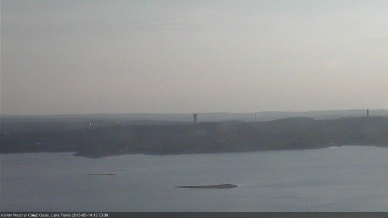 Lake Travis webcam, May 14, 2018 6:25 PM CT
