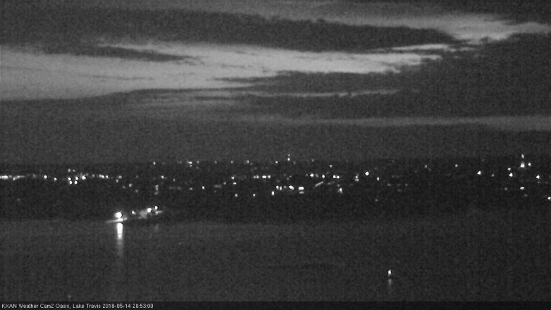 Lake Travis webcam, May 14, 2018 7:55 PM CT