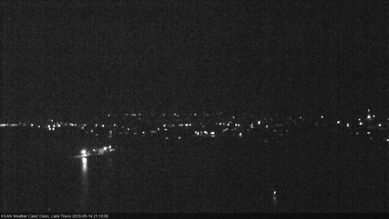 Lake Travis webcam, May 14, 2018 8:20 PM CT