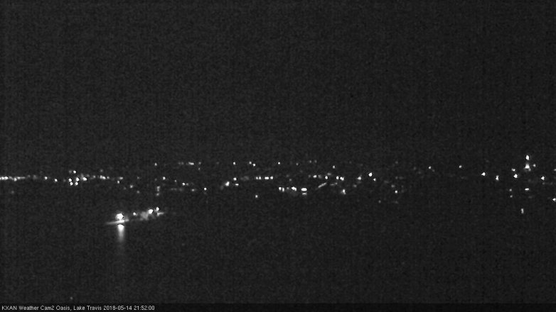 Lake Travis webcam, May 14, 2018 8:55 PM CT