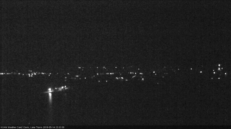 Lake Travis webcam, May 14, 2018 10:35 PM CT