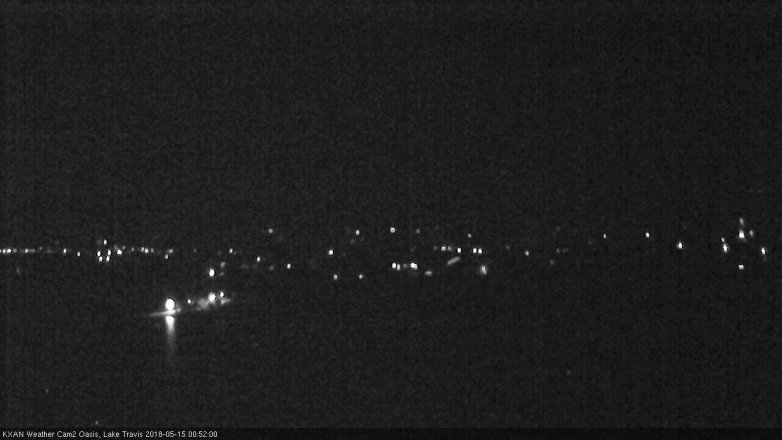 Lake Travis webcam, May 14, 2018 11:55 PM CT