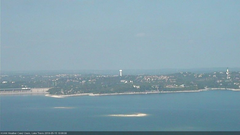 Lake Travis webcam, May 15, 2018 9:10 AM CT