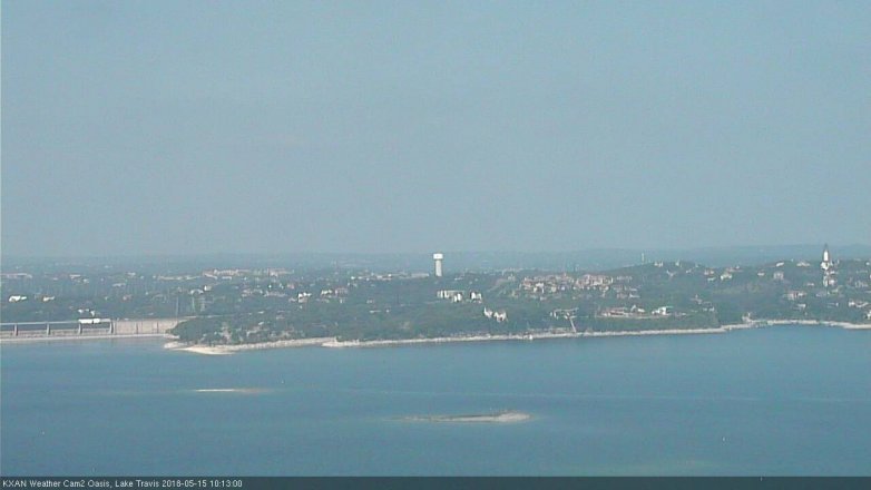 Lake Travis webcam, May 15, 2018 9:15 AM CT