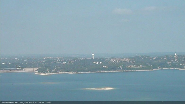 Lake Travis webcam, May 15, 2018 9:25 AM CT