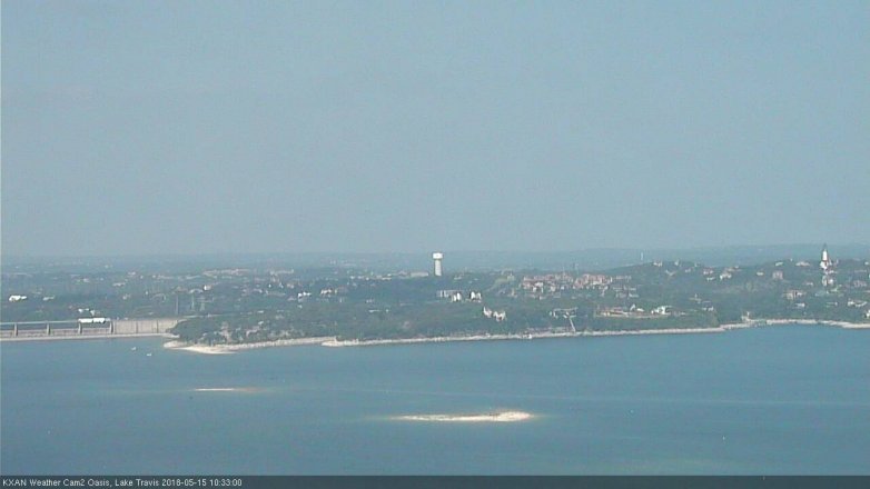Lake Travis webcam, May 15, 2018 9:35 AM CT