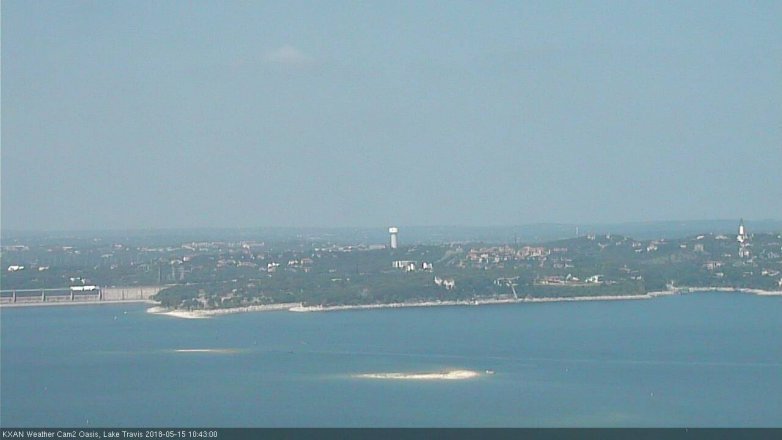 Lake Travis webcam, May 15, 2018 9:45 AM CT