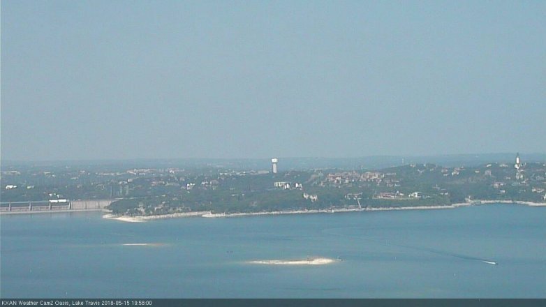 Lake Travis webcam, May 15, 2018 10:00 AM CT