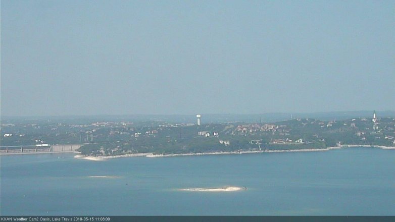 Lake Travis webcam, May 15, 2018 10:10 AM CT