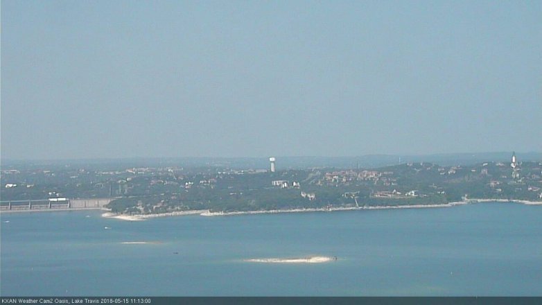 Lake Travis webcam, May 15, 2018 10:15 AM CT