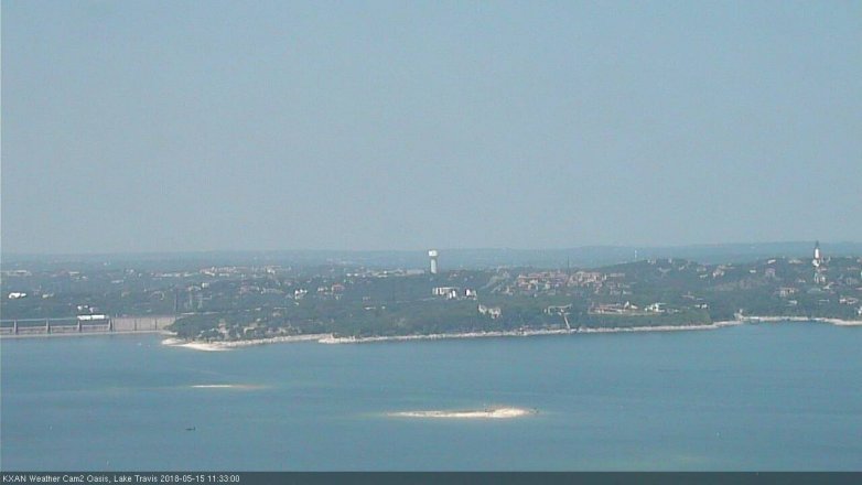 Lake Travis webcam, May 15, 2018 10:35 AM CT