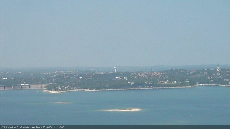 Lake Travis webcam, May 15, 2018 10:40 AM CT