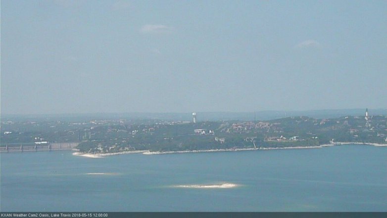 Lake Travis webcam, May 15, 2018 11:10 AM CT