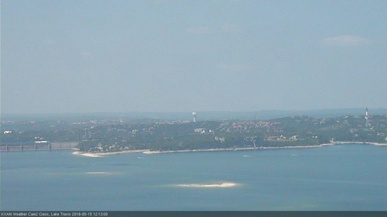 Lake Travis webcam, May 15, 2018 11:15 AM CT