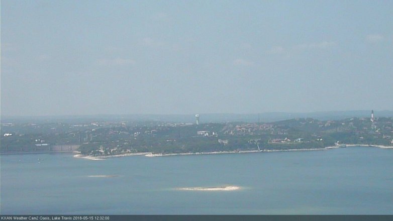 Lake Travis webcam, May 15, 2018 11:35 AM CT